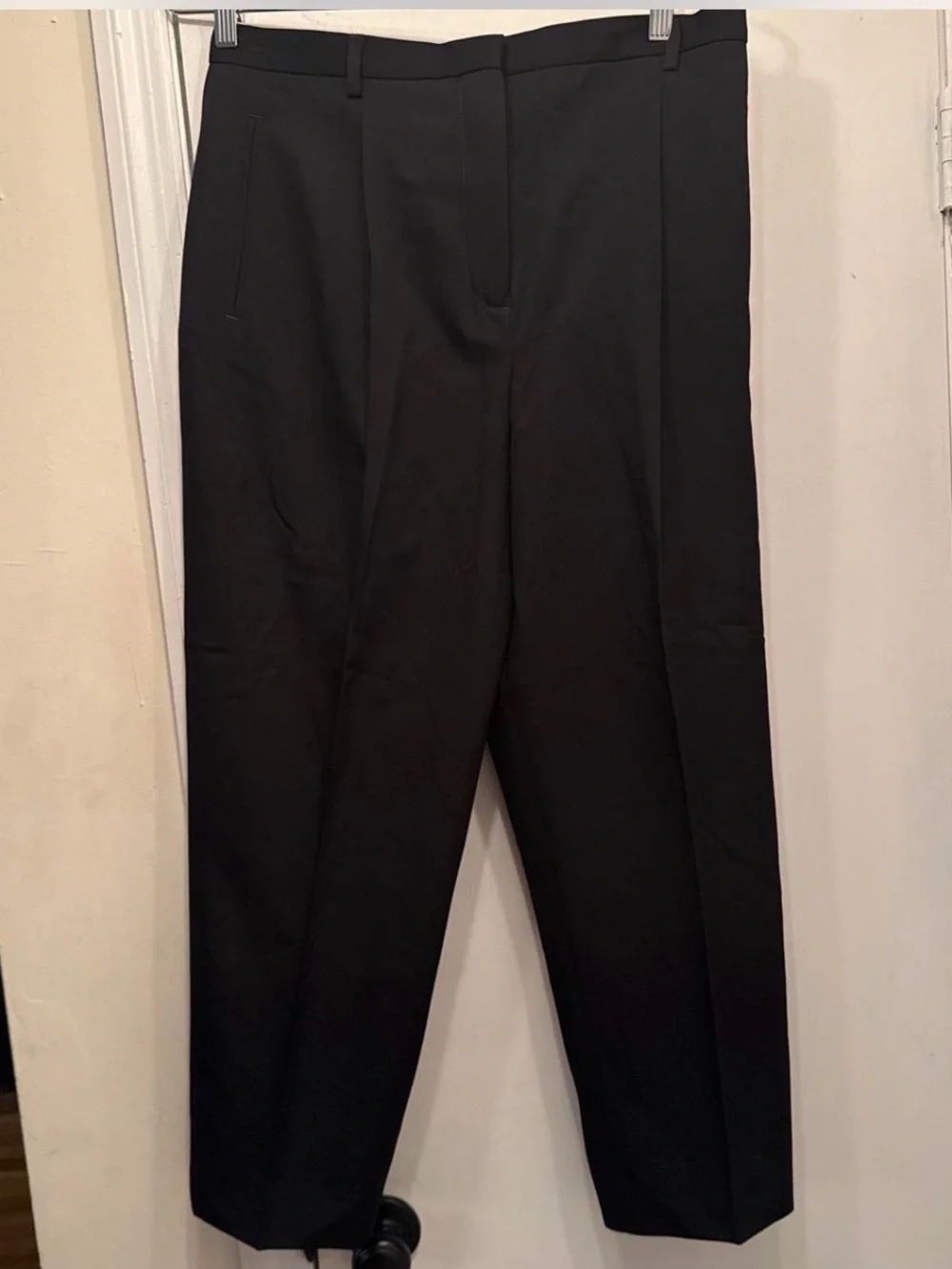 Tory Burch Black womens Dress Pants — Tailored Straight Leg